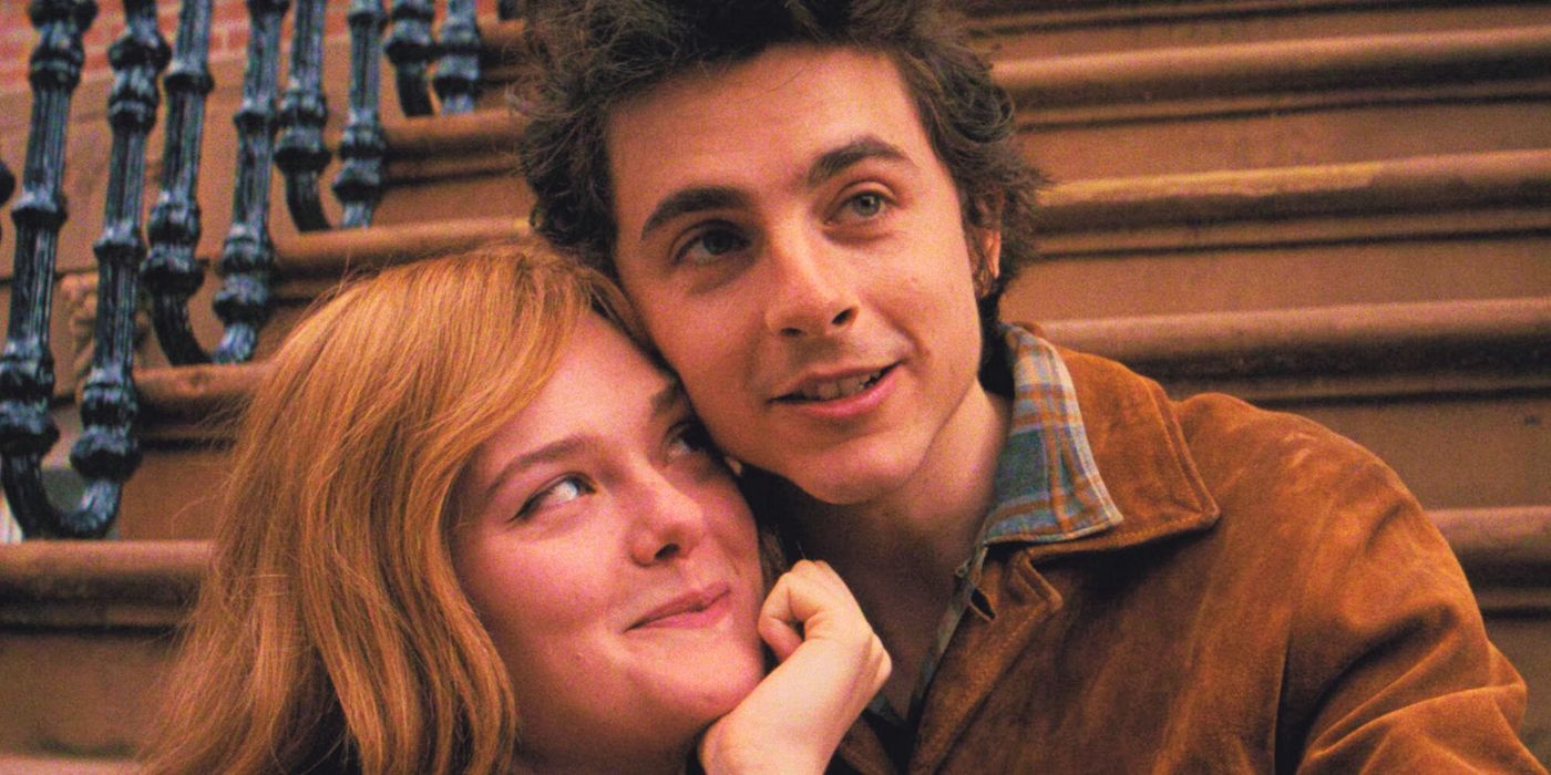 Timothee Chalamet and Elle Fanning in &lsquo;A Complete Unknown&rsquo;