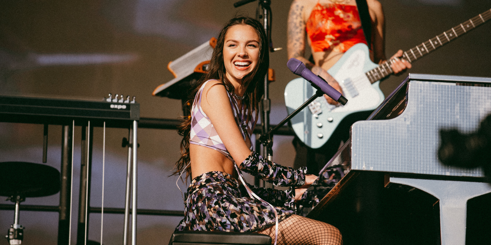 Olivia Rodrigo performs at Glastonbury 2022. She will make her Lollapalooza headlining debut this year.