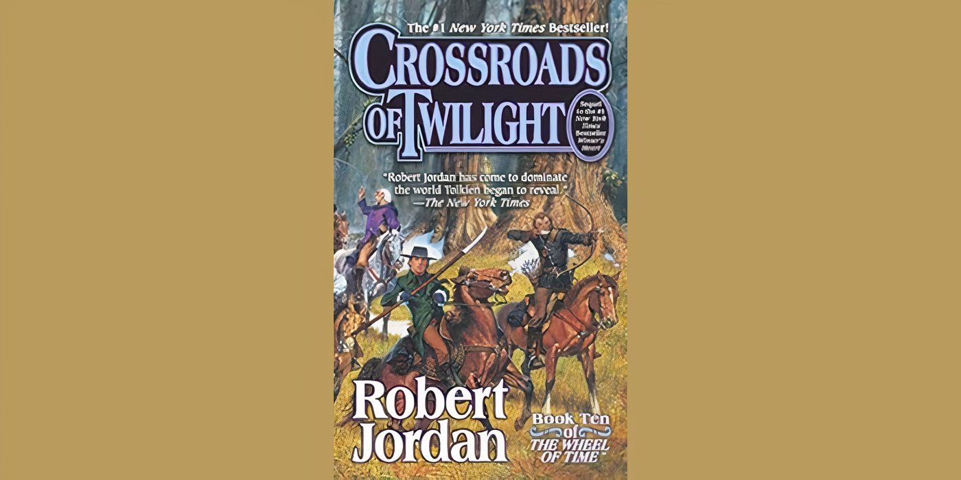 the front cover of &lsquo;crossroads of twilight&rsquo; by robert jordan