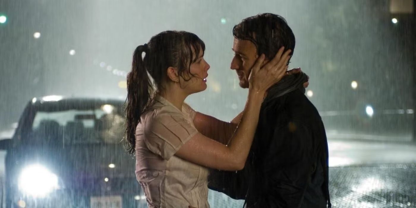 Bruce Banner (Edward Norton) and Betty Ross (Liv Tyler) reunite in the rain in &lsquo;The Incredible Hulk&rsquo;.