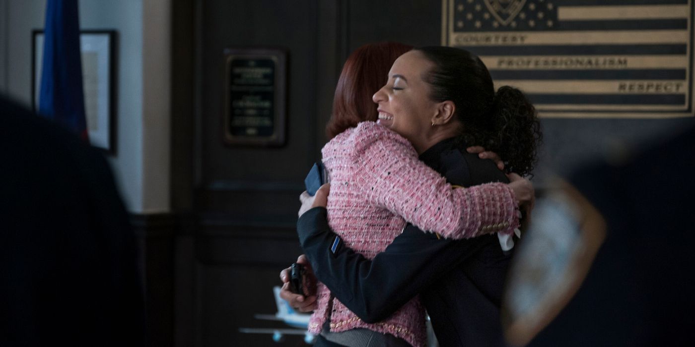 Carrie Preston and Carra Patterson hugging