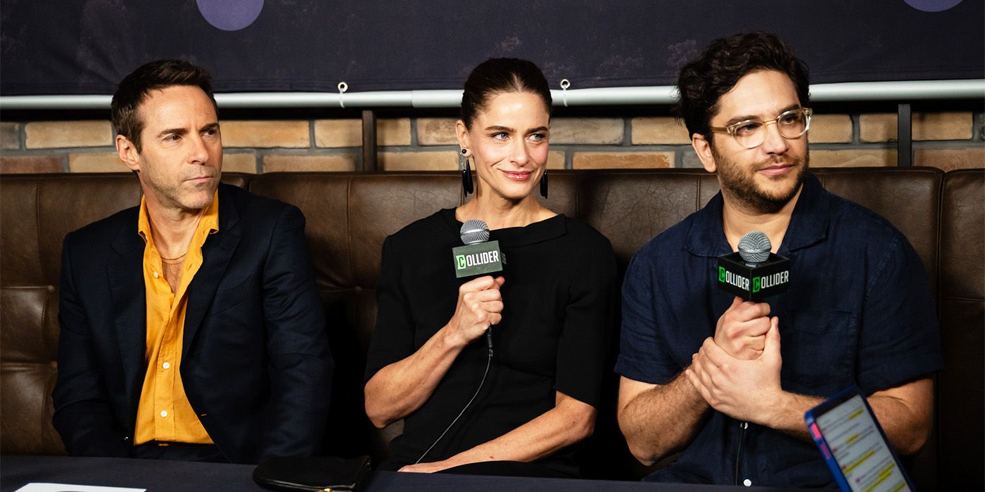 Matthew Shear, Amanda Peet and Alessandro Nivola at SXSW 2025 for Fantasy Life