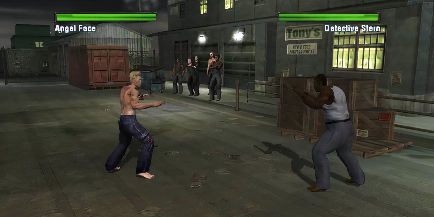 Angel Face fights Detective Stern in the &lsquo;Fight Club&rsquo; video game