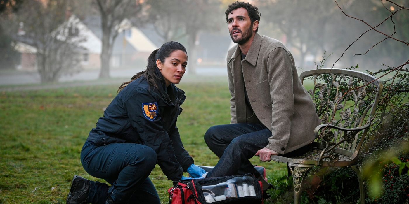 Stephanie Arcila and Blake Lee in Fire Country Season 3 Episode 14