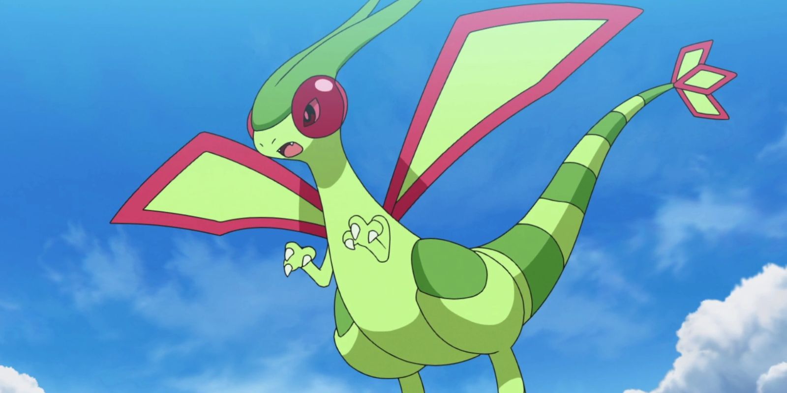 Flygon flying in Pokemon