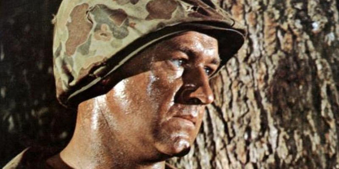 Gene Hackman as a soldier in 'First to Fight'