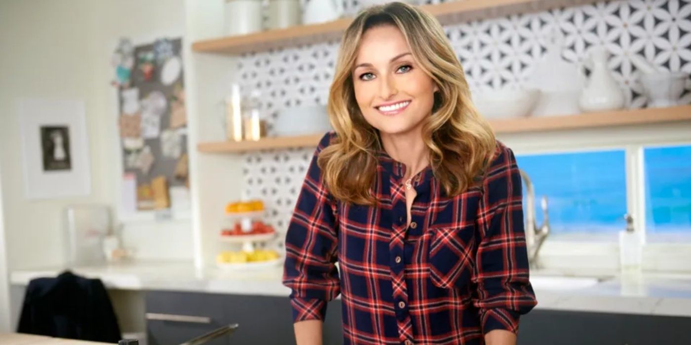 Food Network star Giada De Laurentiis smiling in a kitchen