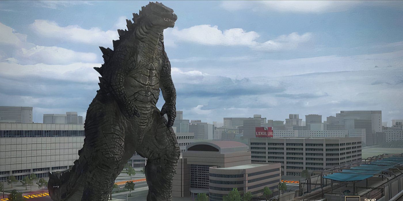 Godzilla stands in Tokyo in the 2014 &lsquo;Godzilla&rsquo; video game