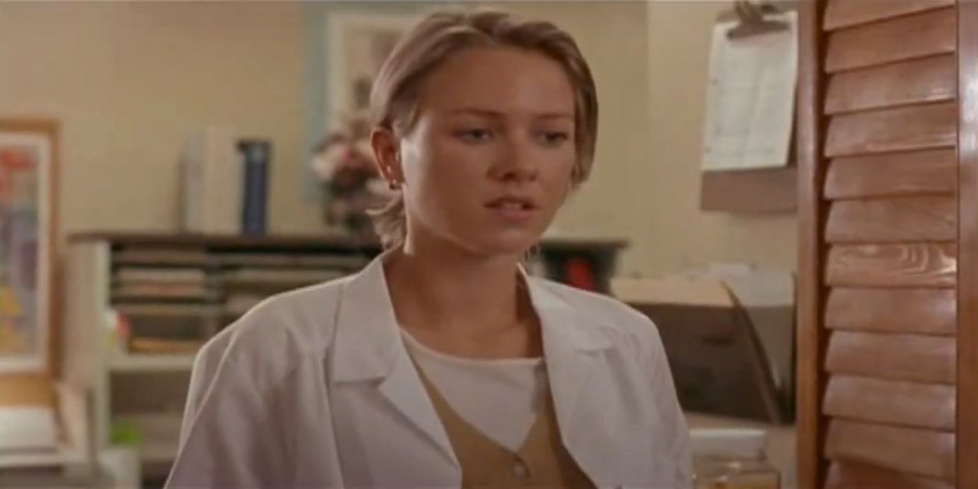 Grace, played by Naomi Watts, works in a medical office in Children of the Corn IV: The Gathering.