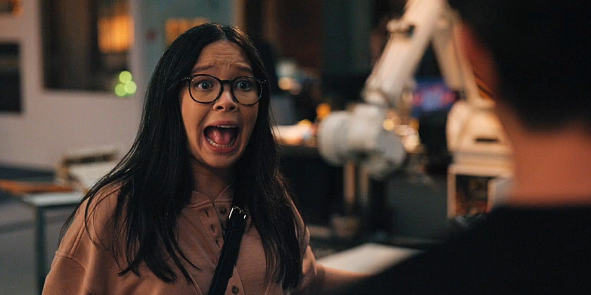 Poppy Li yelling at Ian Grimm in Mythic Quest Season 4