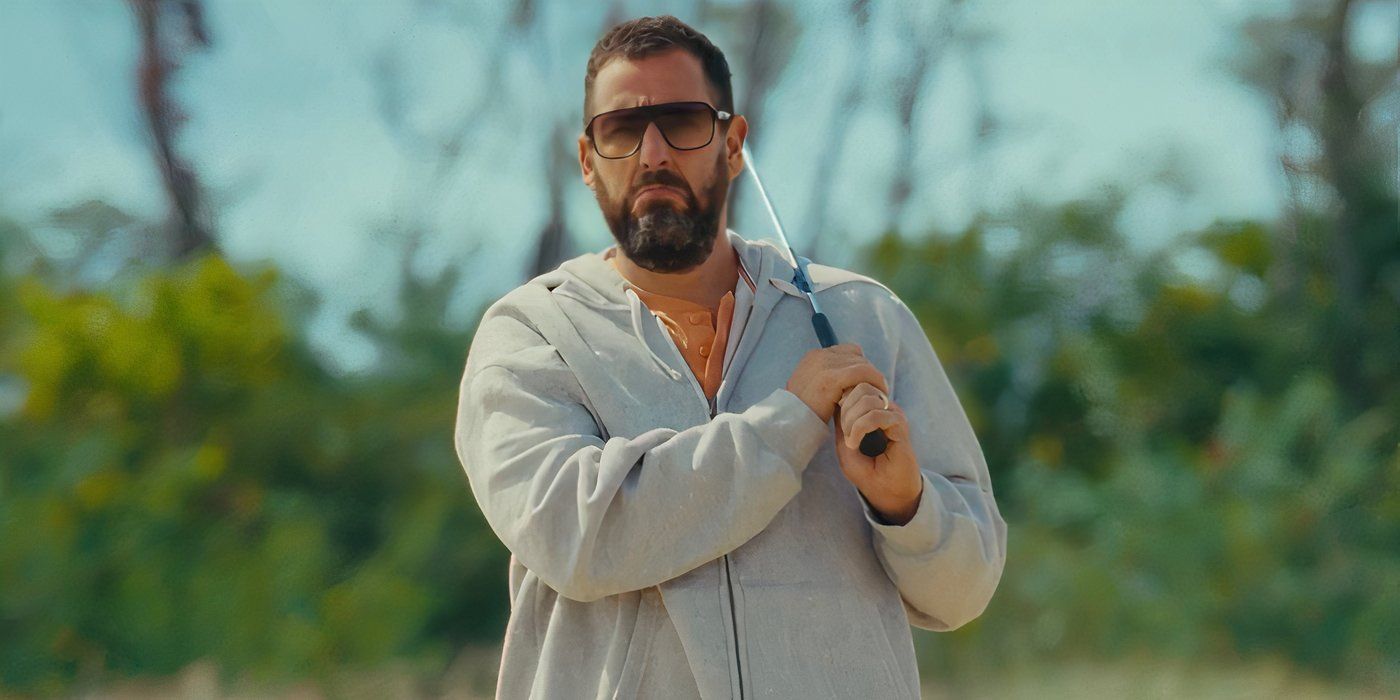 Adam Sandler as Happy Gilmore in Happy Gilmore 2