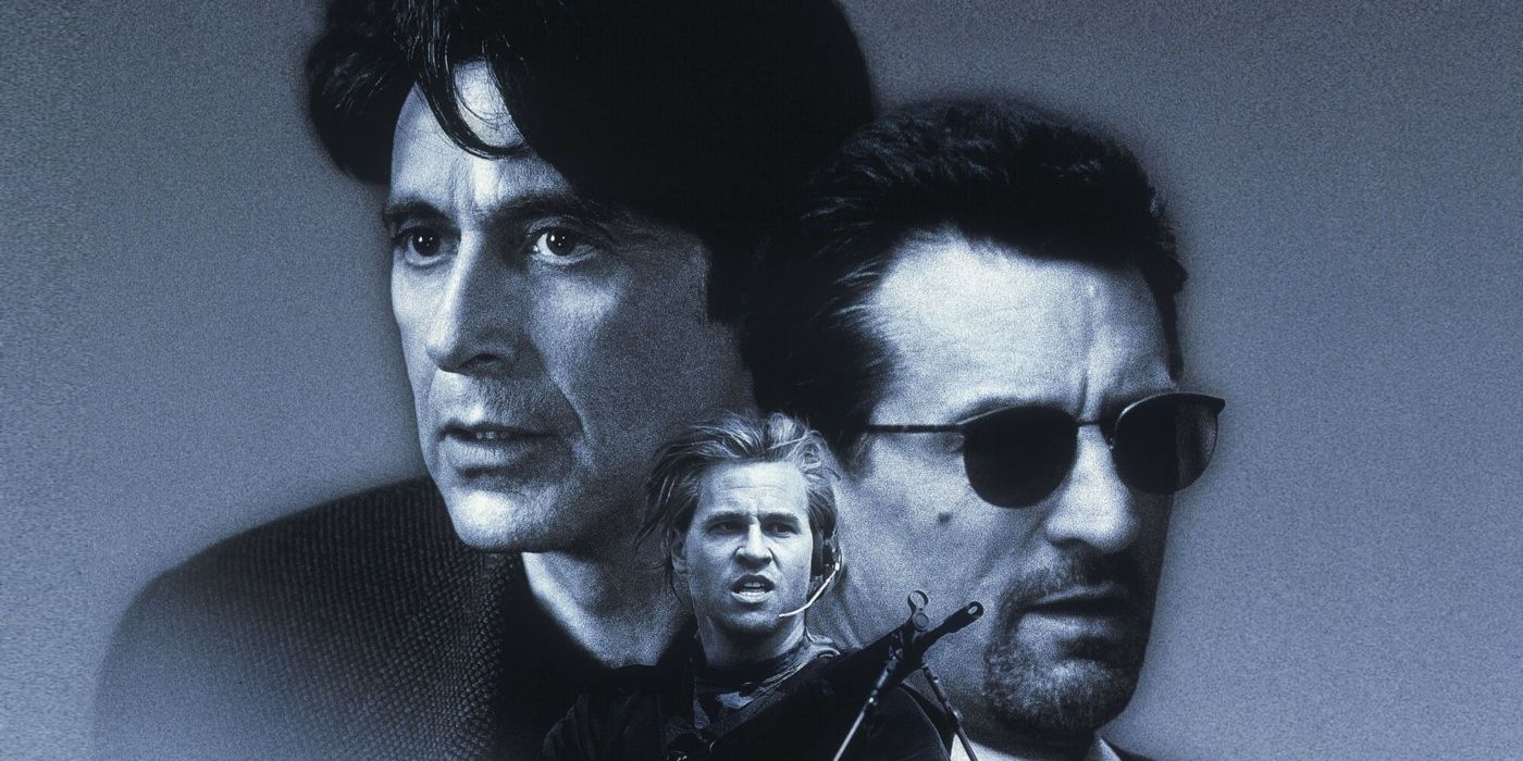 Poster of the 1995 action crime film Heat.