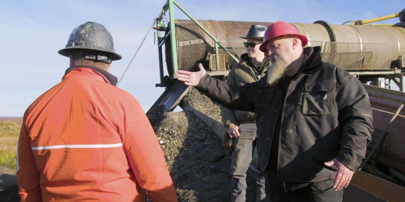 Todd Hoffman from Hoffman Family Gold directing workers