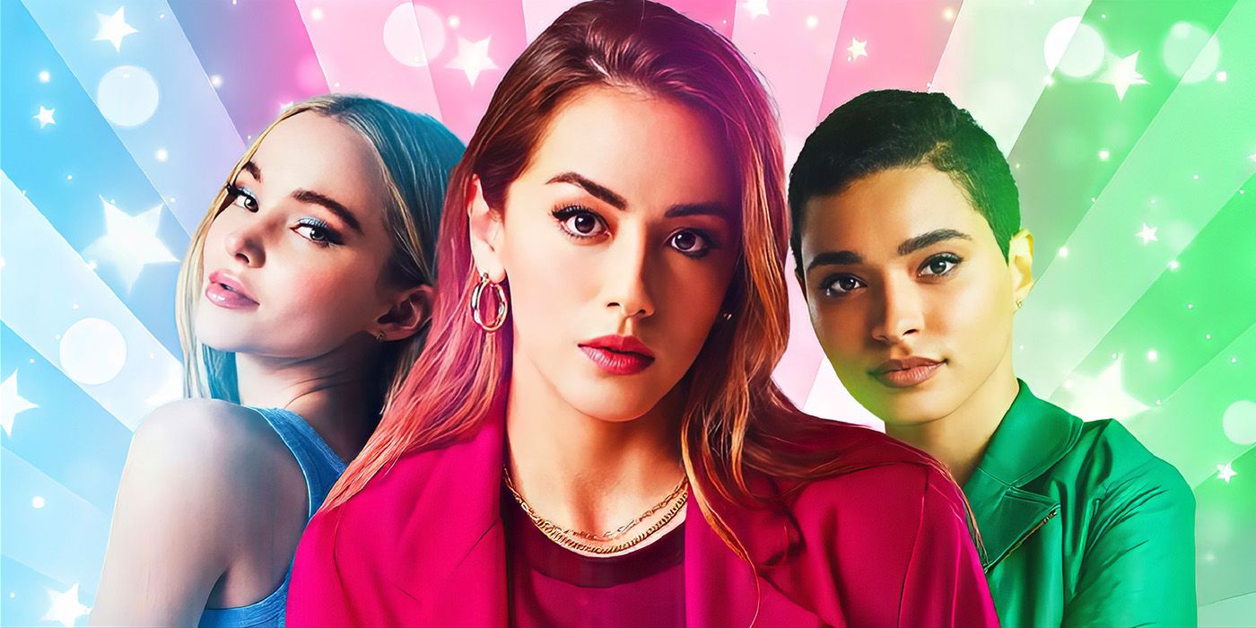 Chloe Bennet, Dove Cameron, and Yana Perrault in the cancelled Powerpuff tv show