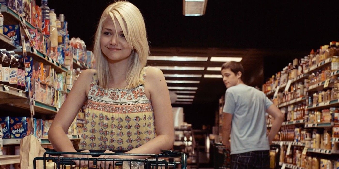 Rob Salvati (Marlon Morton) watches a girl walk by in the grocery store in &lsquo;The Myth of the American Sleepover&rsquo;