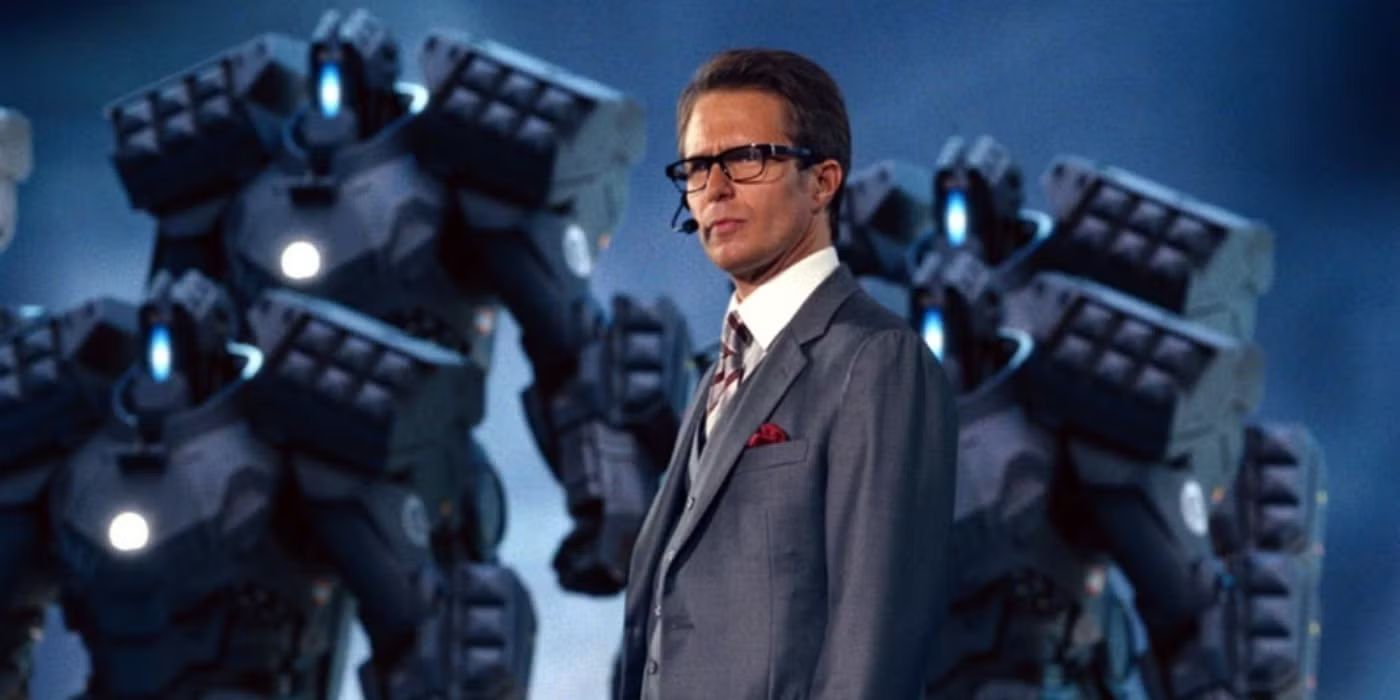 Sam Rockwell as Justin Hammer in &lsquo;Iron Man 2&rsquo;