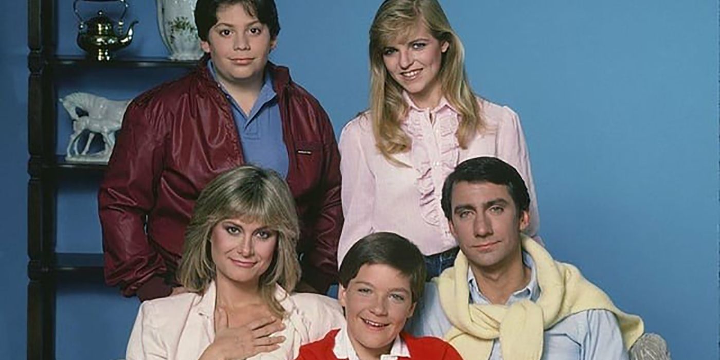A man and woman pose with three kids in the series It&rsquo;s Your Move.