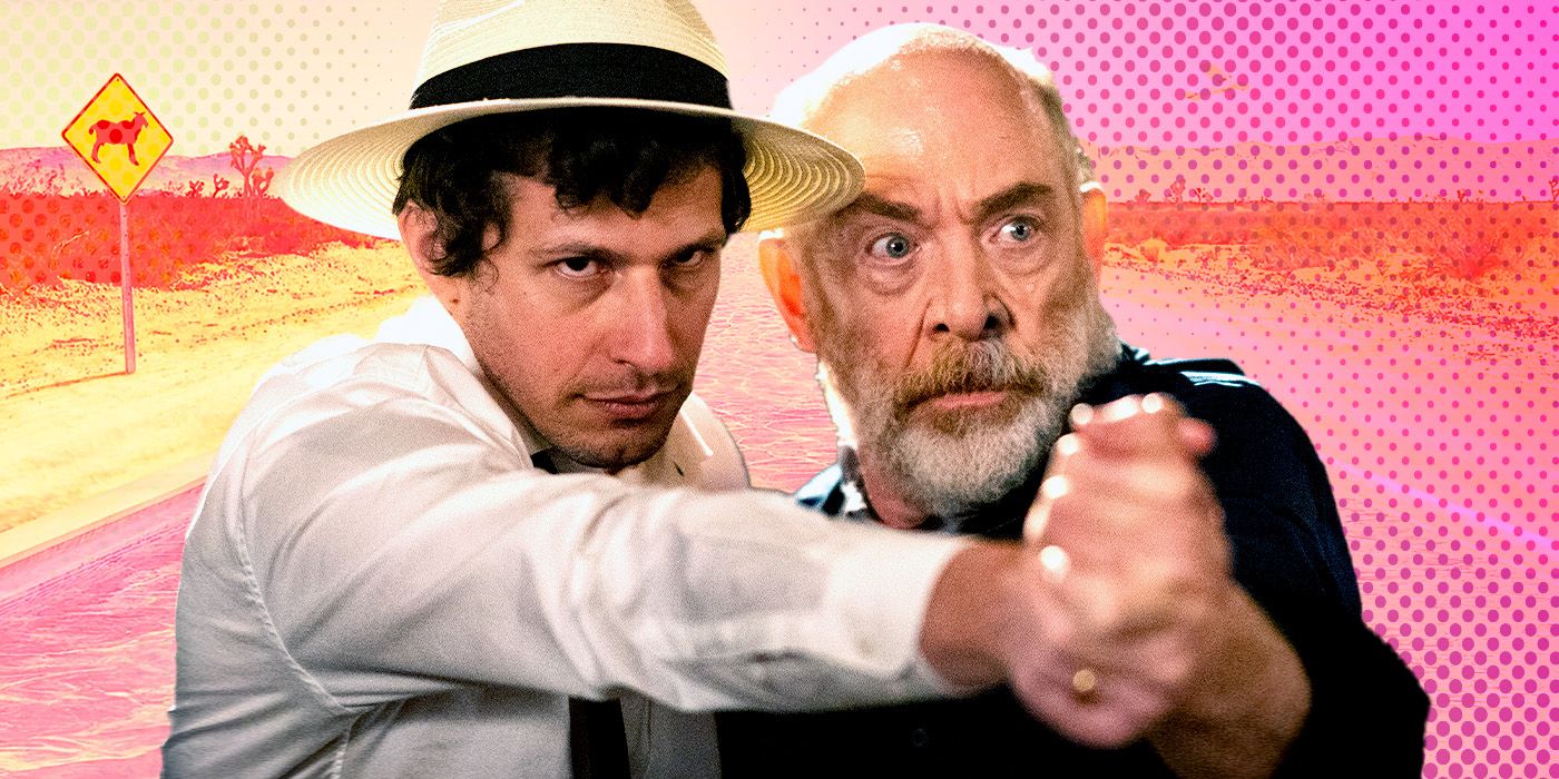 J.K. Simmons in this outrageous sci-fi dramedy (palm springs)