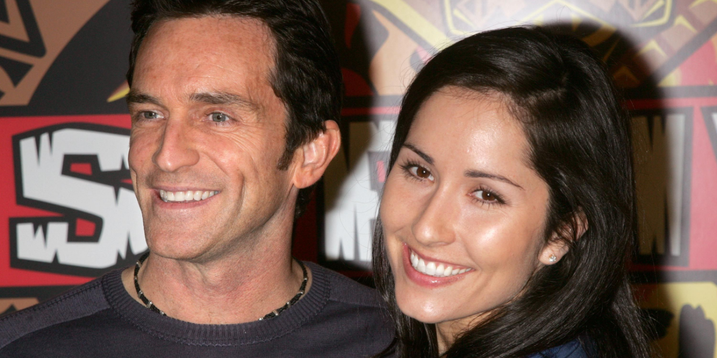 Jeff Probst and Julie Berry take photo together