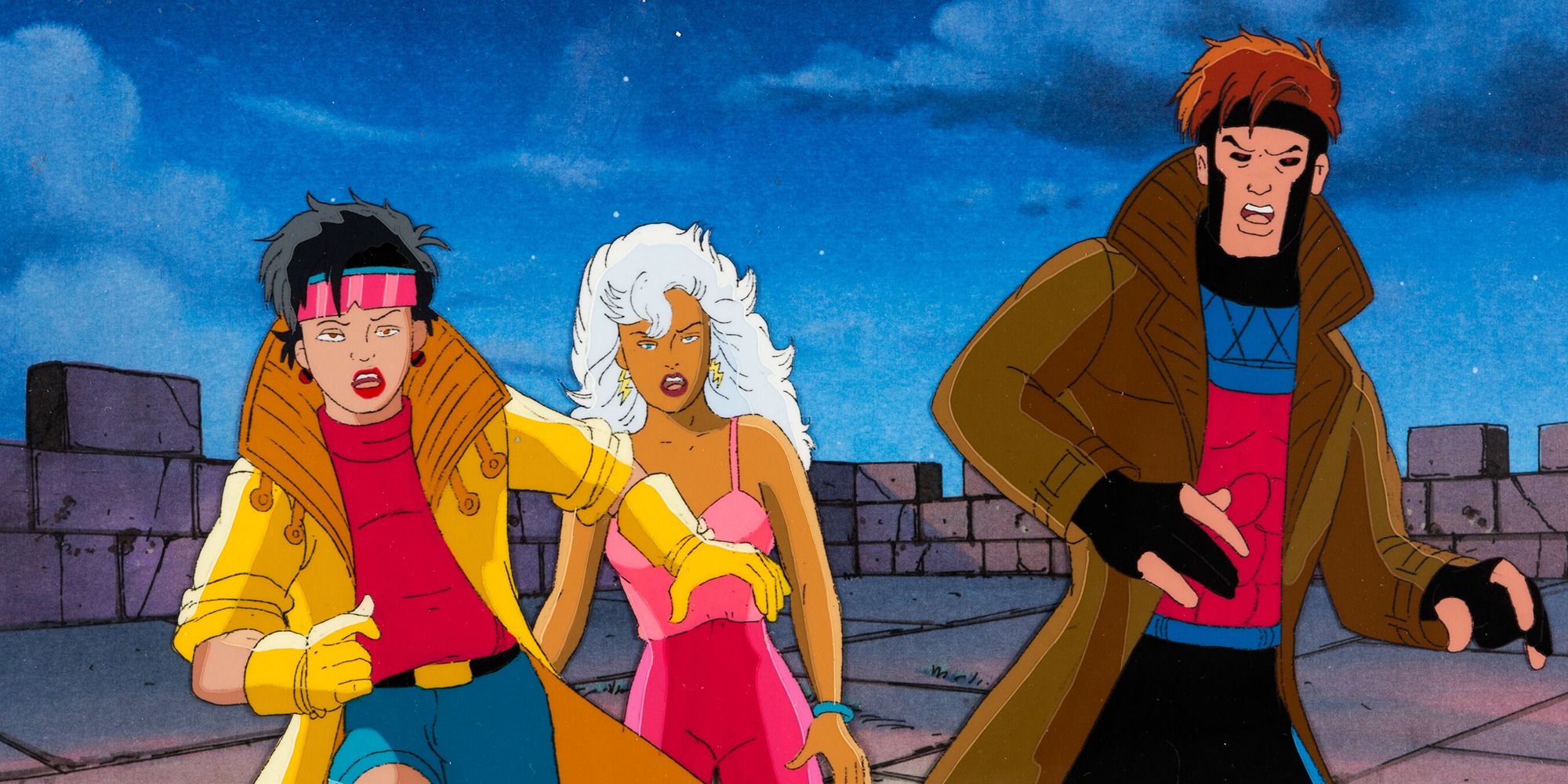 Jubilee, Storm, and Gambit in &lsquo;X-Men The Animated Series&rsquo;