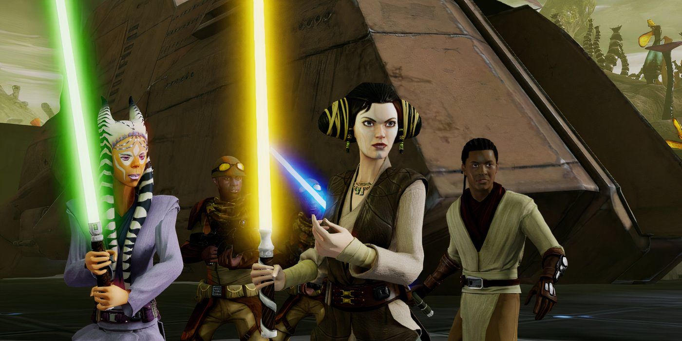 Mavra Zane and her students in &lsquo;Kinect Star Wars&rsquo;