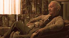 Lee Strasberg as Hyman Roth Watching TV In The Godfather Part ii