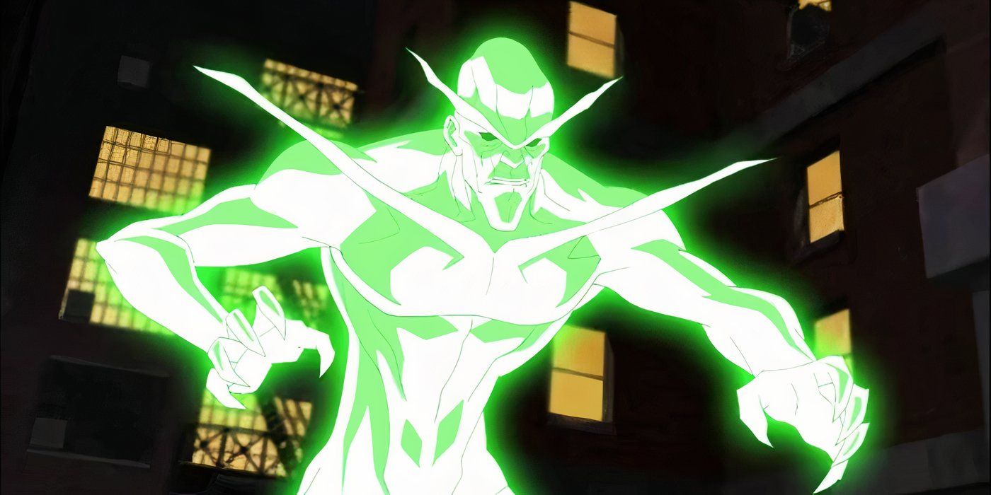 Living Laser ready to fight in Ultimate Spider-Man