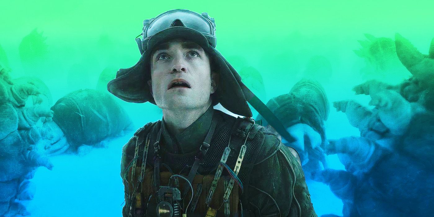 Robert Pattinson as the titular character in Mickey 17.