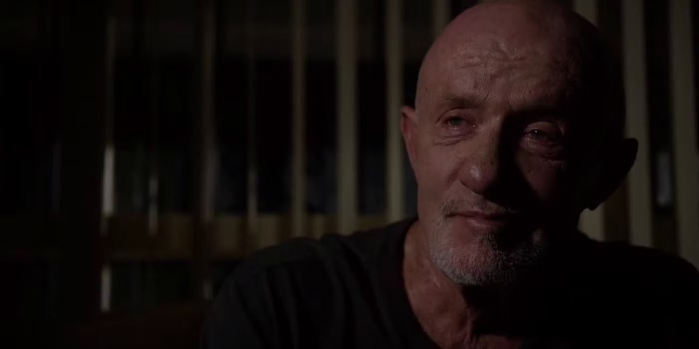 Jonathan Banks as Mike crying during his monologue in &lsquo;Five-O&rsquo; from &lsquo;Better Call Saul&rsquo;
