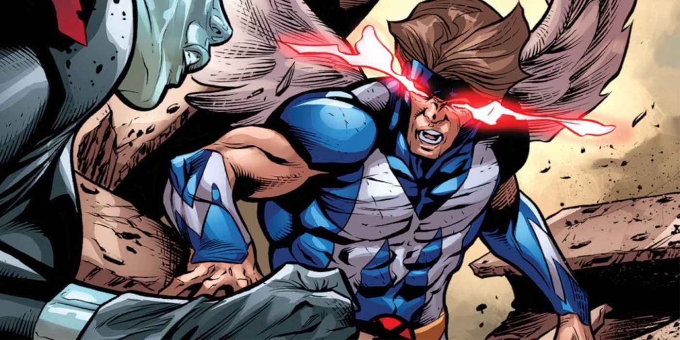 Mimic&rsquo;s eyes glow red as he prepares to face off with someone in the pages of Marvel Comics.