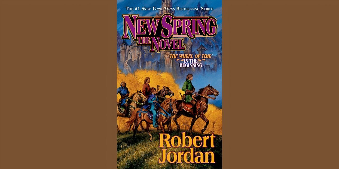 the front cover of &lsquo;new spring&rsquo; by robert jordan
