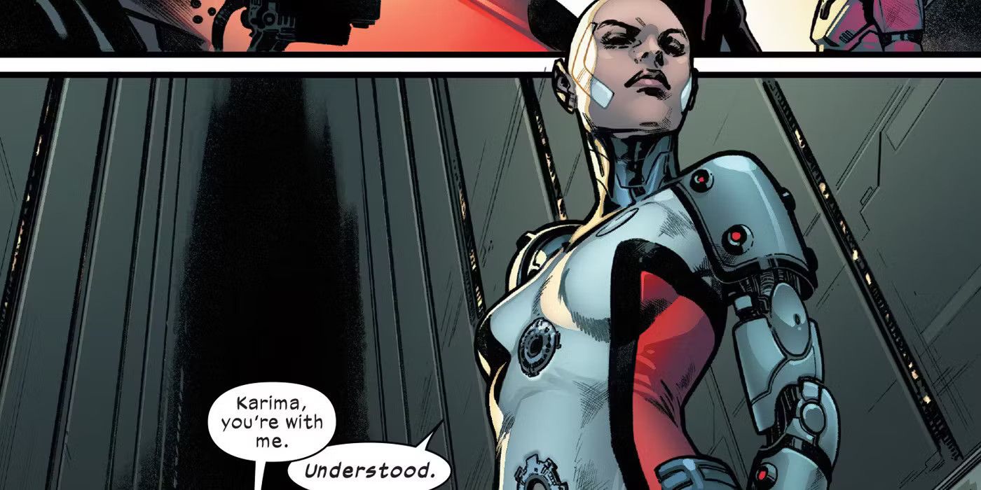 Omega Sentinel stands tall in the pages of Marvel Comics