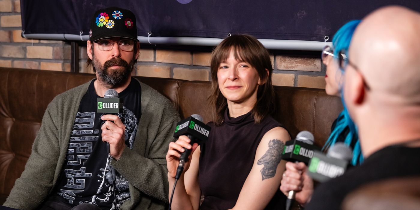 The cast for Out for Delivery at SXSW 2025