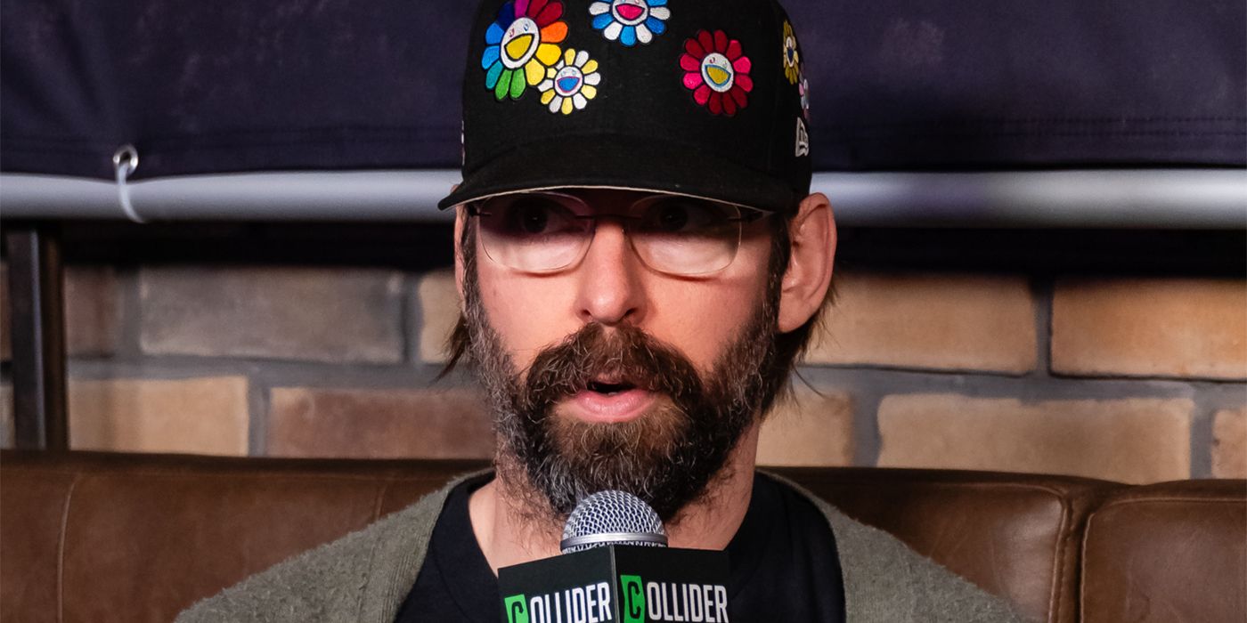 Martin Starr at SXSW 2025 for Out for Delivery