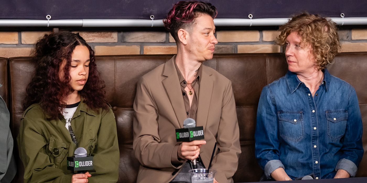 Ridley Asha Bateman, Asia Kate Dillon and Elena Oxman at SXSW 2025 for Outerlands