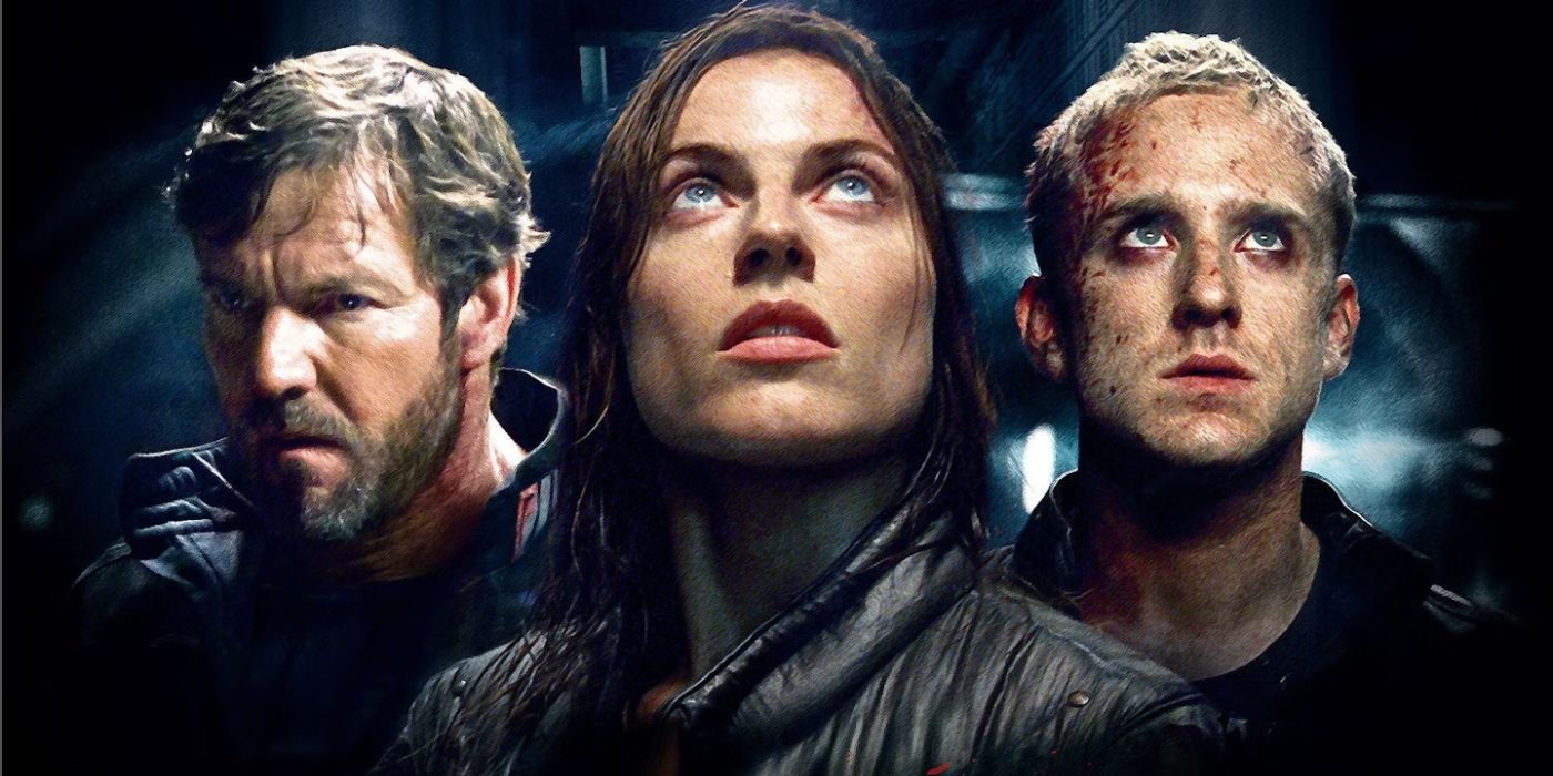 Dennis Quaid, Antje Traue, and Ben Foster in Pandorum
