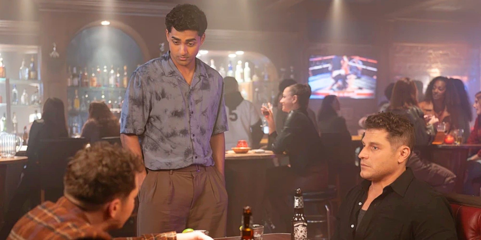 Buck, Ravi, and Tommy clustered at a bar together in 9-1-1 Season 8