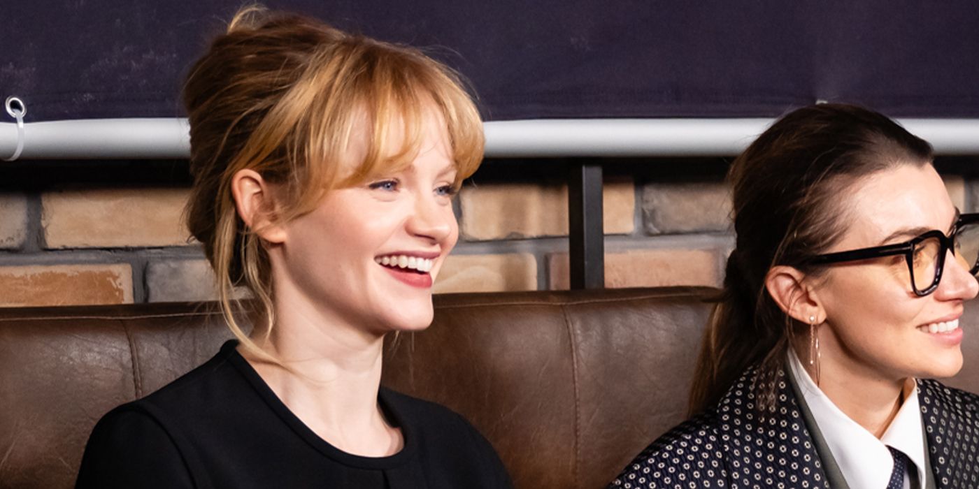 Emma Laird and Alex Burunova at SXSW 2025 for Satisfaction