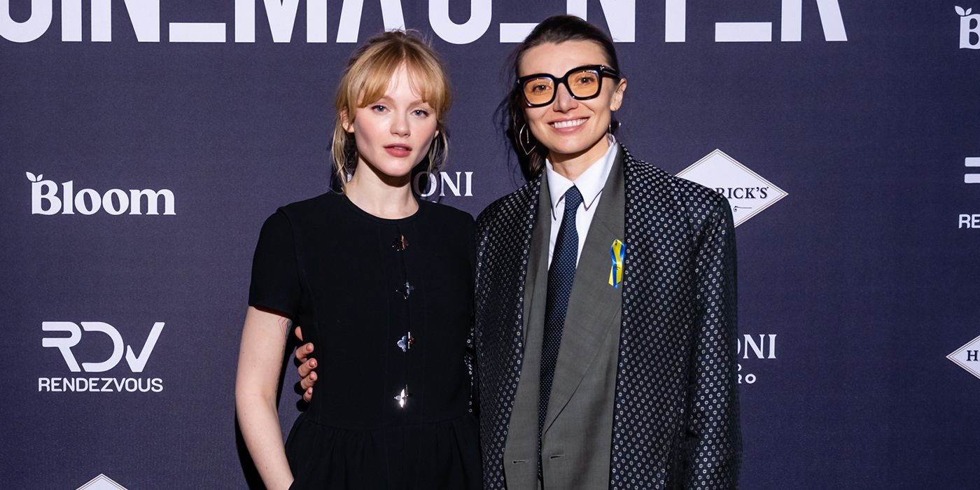 Emma Laird and Alex Burunova at SXSW 2025 for Satisfaction
