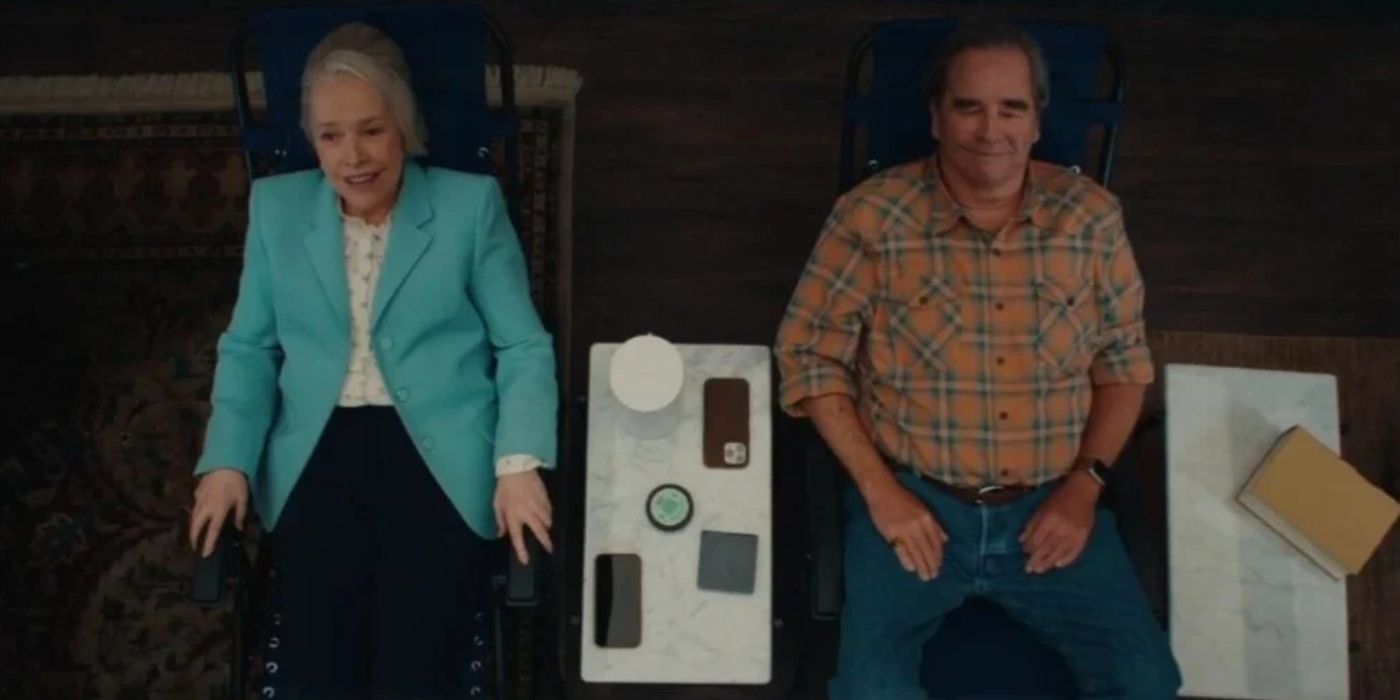 Kathy Bates as Matty Matlock and Beau Bridges as Senior in Matlock