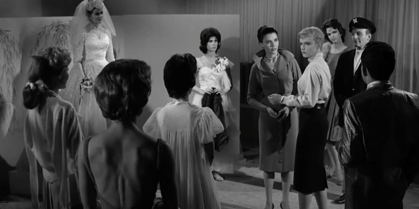A group of display mannequins come alive in The Twilight Zone episode &ldquo;The After Hours.&quot;