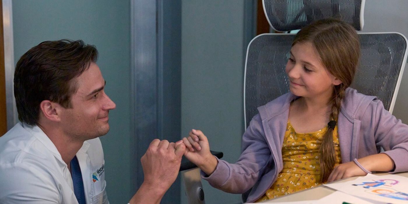 Jon Ecker as Dr. Jake Heller and River Price-Maenpaa as Lyla in Doc