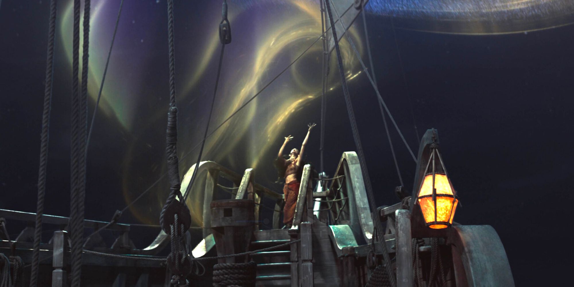 A Windfinder weaving the winds in The Wheel of Time Season 3 Episode 5