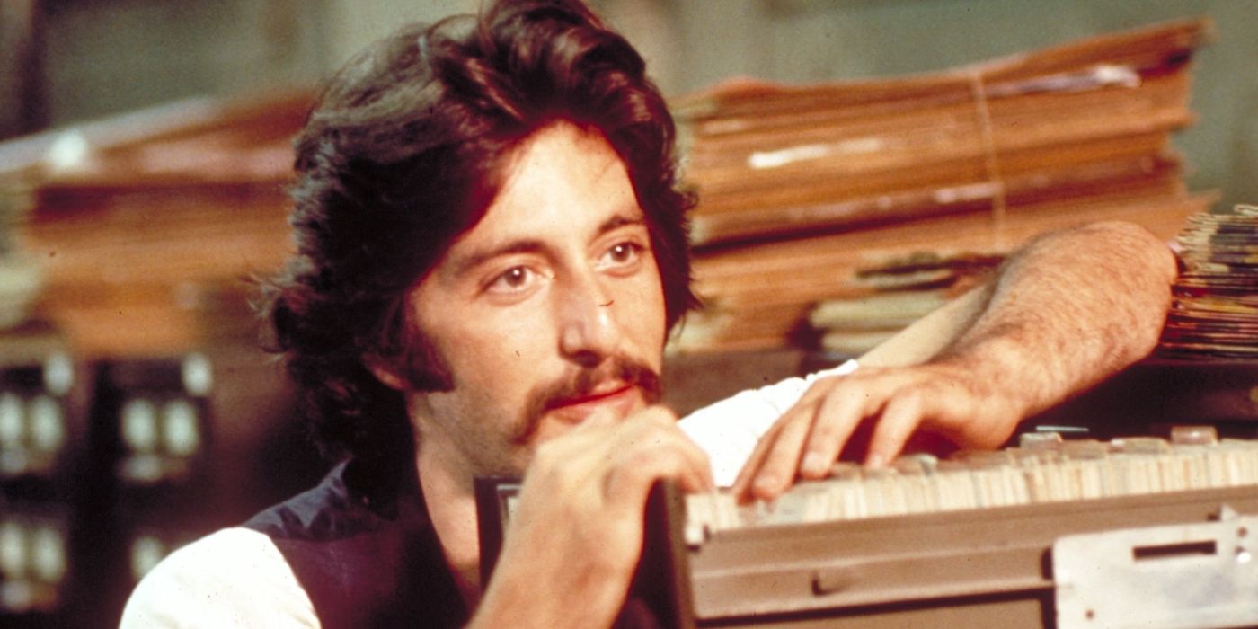 Al Pacino smiling as Serpico in Serpico