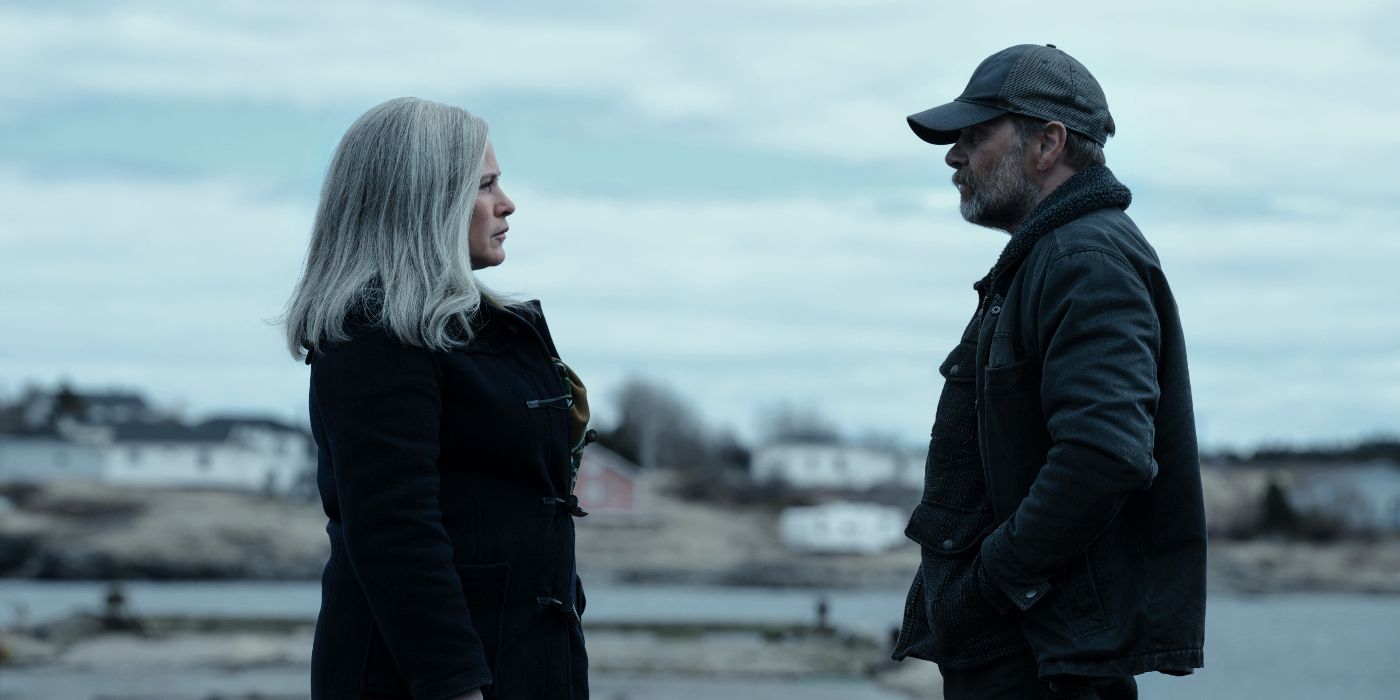 Patricia Arquette and James Le Gros in Severance Season 2 Episode 8