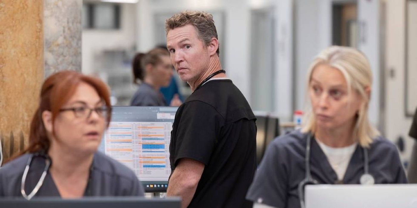 Shawn Hatosy as Dr. Jack Abbott in &lsquo;The Pitt.'