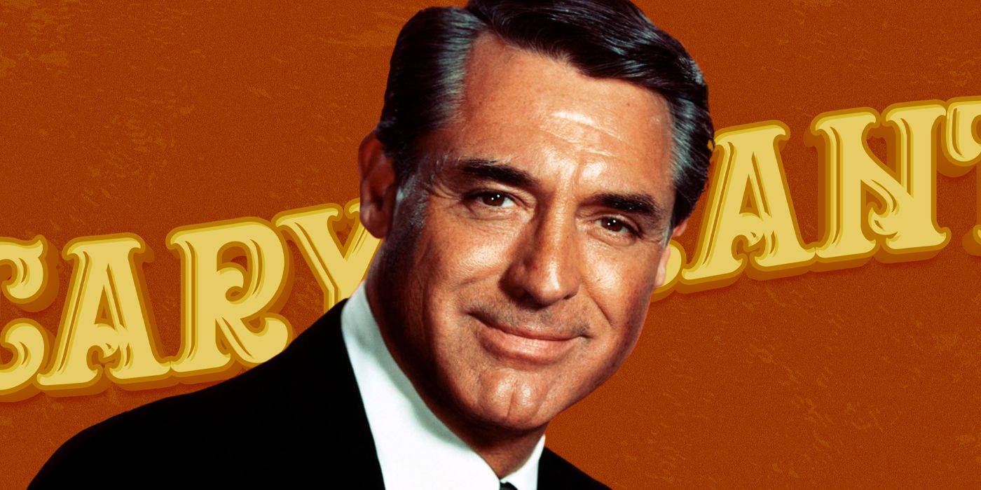 Custom image of Cary Grant with his name typed out behind him.