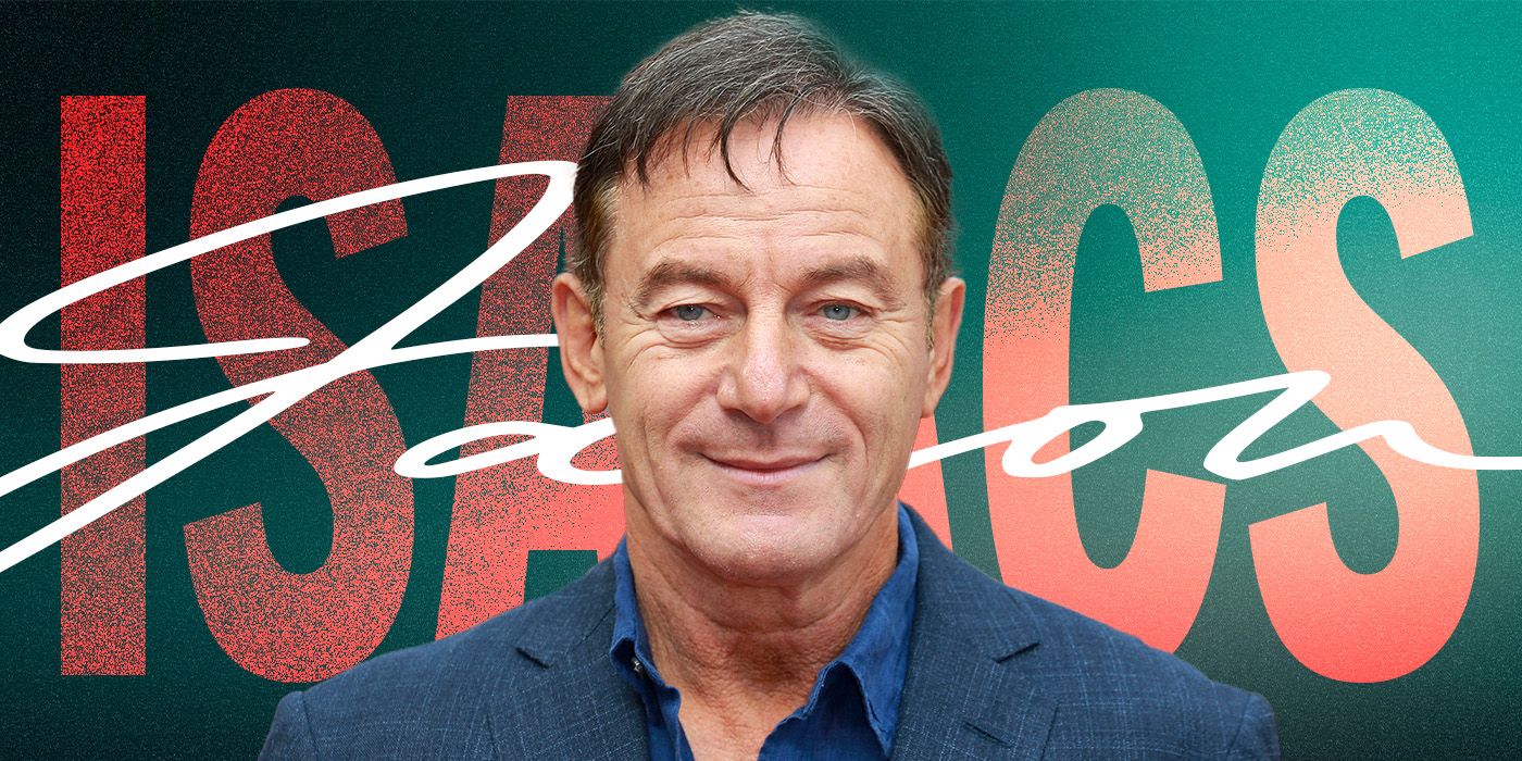 Custom image of Jason Isaacs with his name written out behind him.