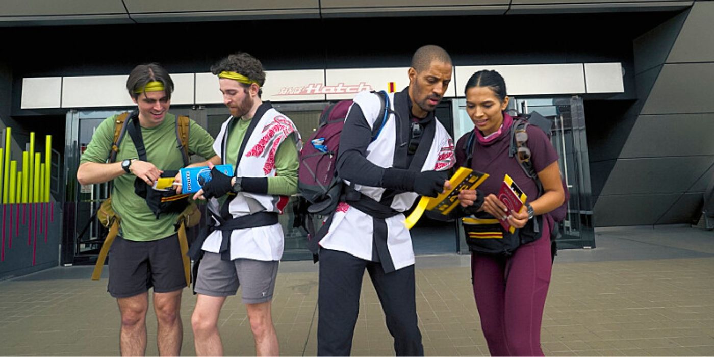 Carson, Jack, Jonathan, and Ana receive their Route Info for the Detour on 'The Amazing Race' Season 37.