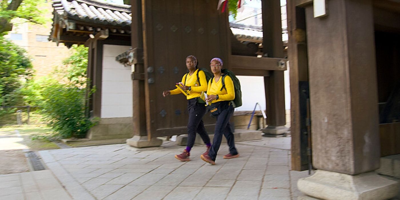 Courtney and Jasmin in Japan on &lsquo;The Amazing Race&rsquo; Season 37.